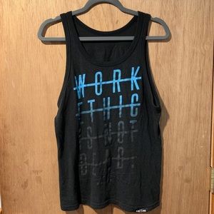 Flag Nor Fail Black and Blue Tank Top
